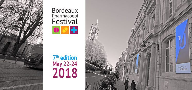 Bordeaux PharmacoEpi Festival 2018 BPE Festival 2017 banner