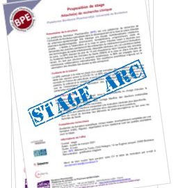 Offre de stage ARC Offre de stage ARC