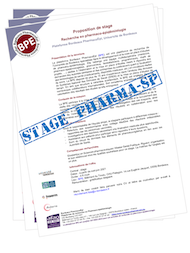 Offre de stage Pharma – Master SP